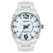 Relógio ORIENT masculino prata branco MBSS1336 S2SX