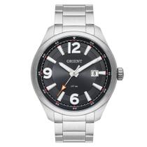 Relógio ORIENT masculino prata preto analógico MBSS1389 G2SX Relógio ORIENT masculino prata preto analógico MBSS1389 G2SX