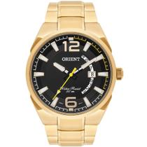 Relógio ORIENT masculino preto dourado MGSS1159 P2KX