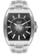 Relógio ORIENT masculino preto prata quadrado GBSS1055 G1SX