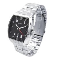 Relogio Orient Masculino quadrado preto aço inox antialérgico GBSS1054 P2SX