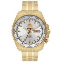 Relógio Orient Masculino Ref: 469gp057f S1kx Automático GMT Dourado