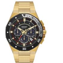 Relógio Orient Masculino Ref: Mgssc065 G1kx Solar Cronógrafo Dourado