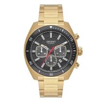 Relógio Orient Masculino Ref: Mgssc070 G1kx Solar Cronógrafo Dourado