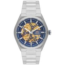 Relógio Orient Masculino Ref: Nh7ss006 D1sx Automático Esqueleto Prateado