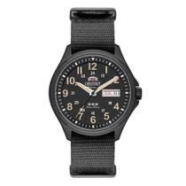 Relógio Orient Masculino Ref: Yn6pn007 P2px Automático Nato Black