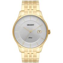 Relógio orient masculino slim dourado mgss1127 s1kx