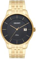 Relógio Orient Masculino Slim Mgss1127 G1kx Dourado Preto