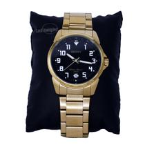 Relógio Orient Masculino Social Dourado Mgss1103a - Aço