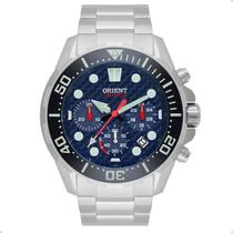 Relógio Orient masculino Solar Tech Azul MBSSC260-D1SX