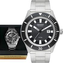 Relógio Orient Masculino Solartech Analógico Prata Original