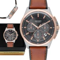 Relógio Orient Masculino Solartech Cronógrafo Neo Vintage Relógio Orient Masculino Solartech Cronógrafo Neo Vintage