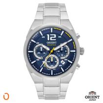 Relógio Orient Masculino SolarTech MBSSC257 Aço F Azul