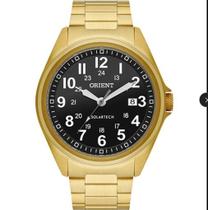 Relógio Orient Masculino SolarTech MGSS1285P2KX Dourado 40 mm Energia Solar 10 ATM Relógio Orient Masculino SolarTech MGSS1285P2KX Dourado 40 mm Energia Solar 10 ATM