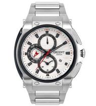 Relógio Orient Masculino Sports MTSSC087 S1SX Cronógrafo Pulseira de Aço prata