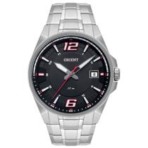 Relógio Orient Masculino todo em Aço prata MBSS1345 GVSX