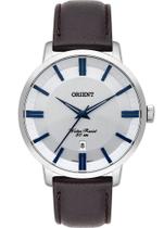 Relógio Orient Mbsc1038 S1nx Couro Prata Mbsc 1038 Aço Inox Relógio Orient Mbsc1038 S1nx Couro Prata Mbsc 1038 Aço Inox