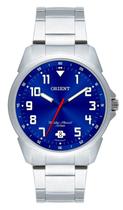 Relógio Orient Mbss1154a D2sx Aço Azul Marinho Números