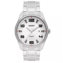 Relógio Orient MBSS1297 S2SX masculino prateado mostrador branco