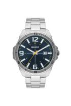 Relógio Orient Mbss1394 D2sx Aço Inox Preto Números Grande