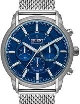 Relógio Orient Mbssc210 D1Sx Masculino Fundo Azul