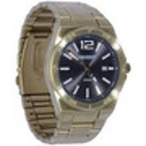 Relógio Orient Mgss1102 Masculino Dourado Visor Cinza Sport