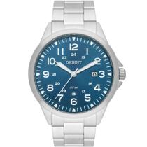 Relógio Orient Mostrador Azul com Numeros Masculino MBSS1380 D2SX