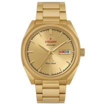Relógio Orient NH3GG008C1KX Masculino Automático 3 Estrelas Dourado com Calendário Duplo 50M