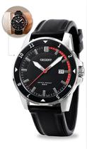 Relógio Orient Original Masculino Esportivo Analógico Prata Pulseira Silicone Preta Calendário À Prova DÁgua 50 Metros Relógio Orient Original Masculino Esportivo Analógico Prata Pulseira Silicone Preta Calendário À Prova DÁgua 50 Metros