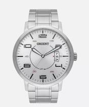 Relógio Orient Prata Masculino Analógico Mbss1381 S2SX Fundo Branco Linha Eternal Original