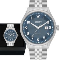 Relógio Orient Prata Masculino Solartech Analógico Original