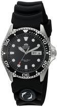 Relógio Orient Ray II Rubber FAA02007B9 em tons de prata 41 mm