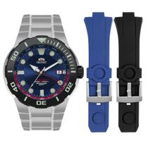 Relógio ORIENT Seatech GMT tinanium automático NH3TT001 D1GX