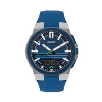 Relógio Orient Solar Tech Azul Masculino MTSPA005 Relógio Orient Solar Tech Azul Masculino MTSPA005