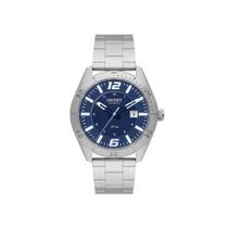 Relógio Orient Solar Tech Masculino Mostrador Azul Prata Mbss1497 D2sx