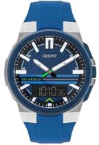 Relógio ORIENT Solartech azul anadigi MTSPA005 D1DX