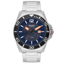 Rélógio Orient Solartech bateria solar Masculino Aço MBSS1500 D2SX