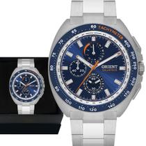 Relógio Orient Solartech Masculino Elite Land Prata Original