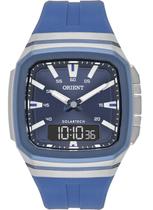 Relógio Orient Solartech Masculino Gbspa004 Correia Azul Bisel Azul Relógio Orient Solartech Masculino Gbspa004 Correia Azul Bisel Azul