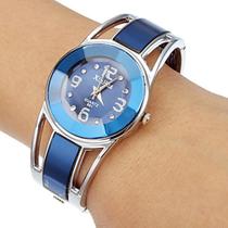 Relógio Original Feminino Bracelete Aço Inoxidável Prateado - Shinhua