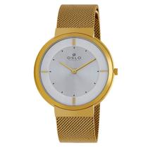 Relogio oslo analogico prata metal dourado omgsss9t0001 s1kx cor:dourado