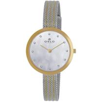 Relógio Oslo Feminino Ref: Oftsss9t0049 B1sk Slim Bicolor