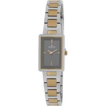Relógio Oslo Feminino Ref: Oltsssvx0002 G1sk Slim Bicolor Retangular