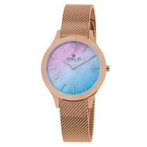 Relógio Oslo Feminino Slim Ofrsss9T0016 Q1Rx Rose