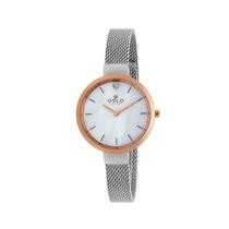 Relógio Oslo Feminino Slim OFTSSS9T0025 B1SX Pulseira Mesh Prata