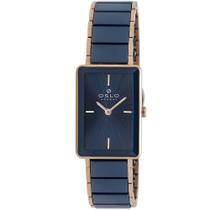 Relógio Oslo Feminino Slim OLTSKS9T0001-D1DR Ceramic Bicolor