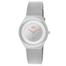 Relógio Oslo Feminino Slim Prata Solar - OFBSSSVS0002 B1SX
