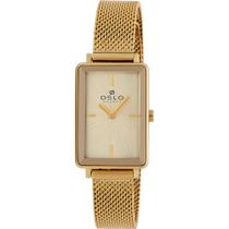 Relógio Oslo Feminino Slim Retangular OLGSSS9T0002-C1KX Dourado