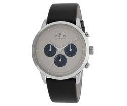 Relógio Oslo Masculino Cronógrafo Slim OMBSCCVD0001-I1PX Prata