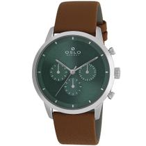Relógio Oslo Masculino Cronógrafo Slim OMBSCCVD0004-E1MX Prata